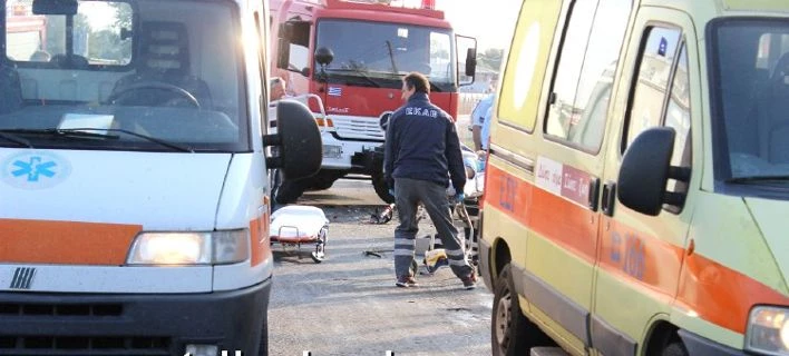 Aνατριχιαστικό τροχαίο στα Τρίκαλα -Νταλίκα πολτοποίησε ποδηλάτη